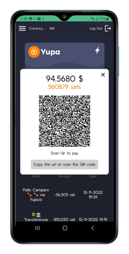 Generate and Scan Lightning QR codes